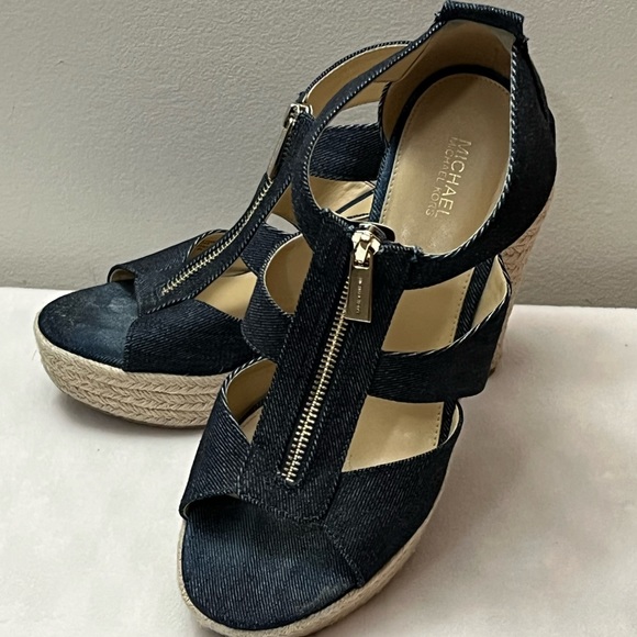 MICHAEL Michael Kors Shoes - Michael Kors zip front wedges